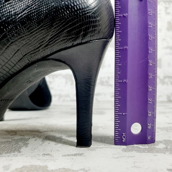 Cole Haan Womens Black Suede Elastic Gore Ankle Boots K23 - Picture 9 of 12